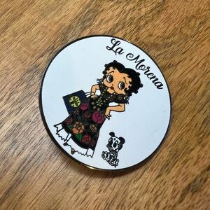 Bb03. Betty Boop La Morena Pin 2” diameter